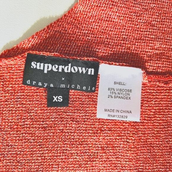 Superdown x Draya Michele halter top, red, size XS - Picture 4 of 5